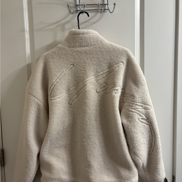 Youngla Men’s Cream Fleece Jacket - Picture 2 of 2